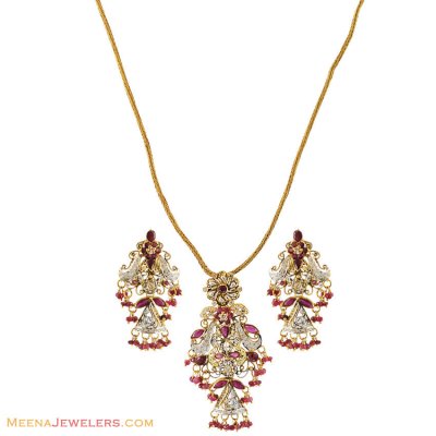 22k Exclusive Antique pendant Set ( Fancy Pendant Set )