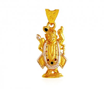 22k Lord Shrinathji Pendant ( Ganesh, Laxmi and other God Pendants )