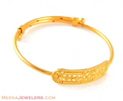 Gold Bangles ( 22k gold) ( Baby Bangles )