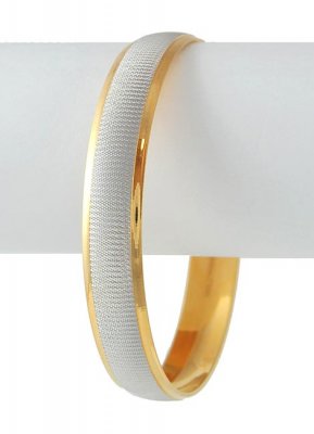 22Kt Gold Laser Bangle ( Two Tone Bangles )