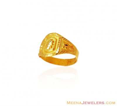 Beguilling 22 Karat Gold Artsy Ring