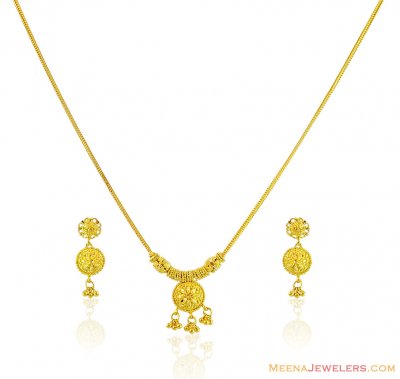 Fancy Dokia Style Necklace Set  ( Light Sets )