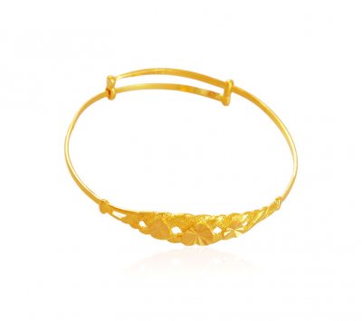 Fancy Gold Kids Kada ( Baby Bangles )