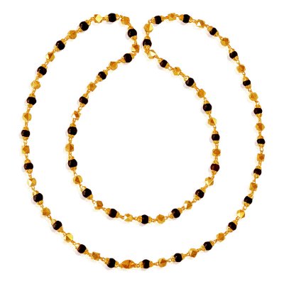 22 Karat Gold Tulsi Mala ( 22Kt Long Chains (Ladies) )