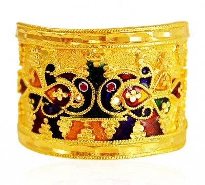 22k Gold Filigree Band  ( Ladies Gold Ring )