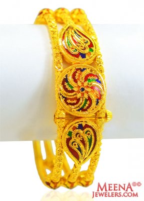 22 Kt Gold Meena Kada 1 Pc ( Kadas )