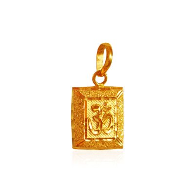 22kt Gold  Pendant OM ( Om Pendants )