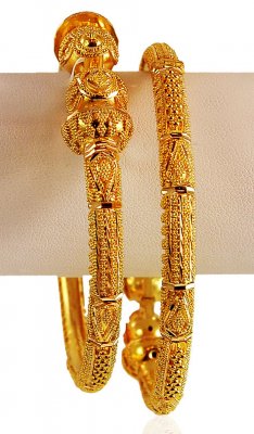 22 Karat Gold Pipe Kadas 2 PCs ( Kadas )