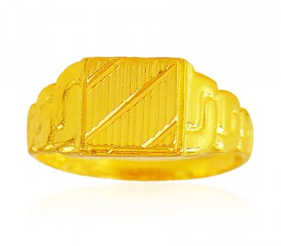 22Kt Gold Mens Ring ( Mens Gold Ring )