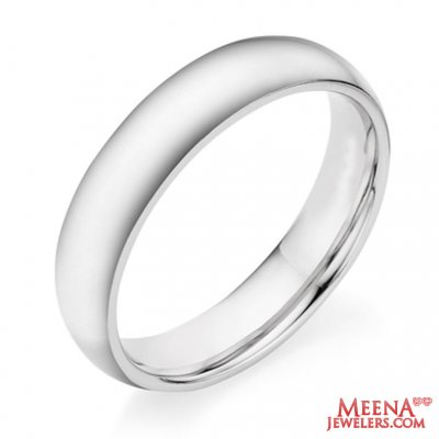 18 Kt White Gold  Wedding Band ( Wedding Bands )