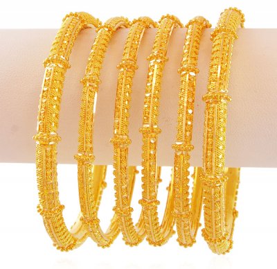 22k Exclusive Gold Bangles ( Set of Bangles )