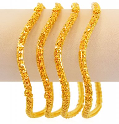 22k Gold Bangles (4Pcs) ( Gold Bangles )