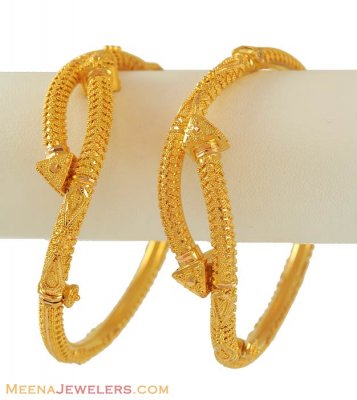 22Kt Gold Indian Bangles ( Kadas )