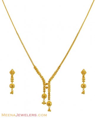 22k Fancy Necklace Set ( Light Sets )