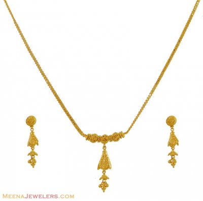 22K Fancy Yellow Gold Set ( Light Sets )