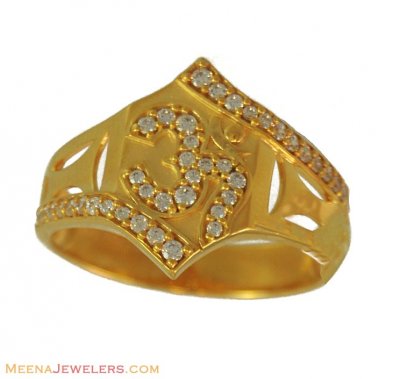 22k TwoTone Religious Ring ( Religious Rings )