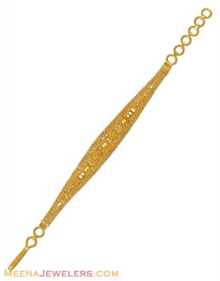 Filigree Designer Baby Bracelets ( 22Kt Baby Bracelets )