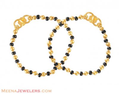 22Kt Gold Baby Bracelets ( 22Kt Baby Bracelets )