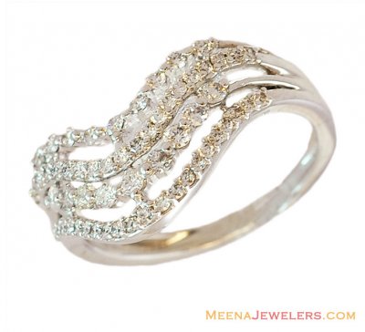 18K Uniquely Designed Diamond Ring ( Diamond Rings )