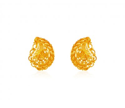 22k Gold Filigree Tops ( 22 Kt Gold Tops )