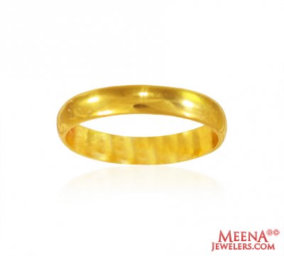 22 Karat Gold Band (Unisex) ( Wedding Bands )