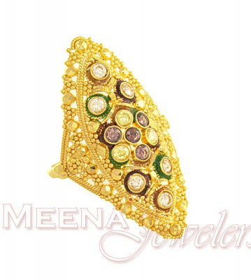 Bridal Designer Ring ( Ladies Gold Ring )