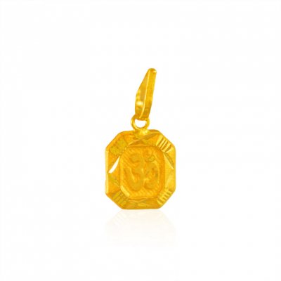 22kt Gold Holy OM Pendant  ( Om Pendants )