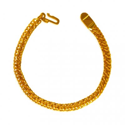 22kt Gold Mens Bracelet  ( Men`s Bracelets )