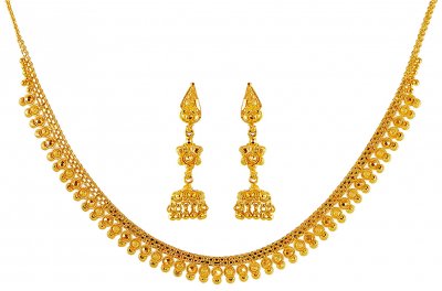 22 Karat Gold Necklace Set ( Light Sets )