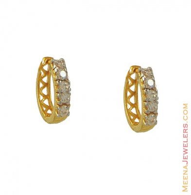 22k Small Clip On Earrings ( Clip On Earrings )