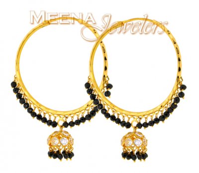 22Karat Gold Earrings Hoop Style ( Hoop Earrings )