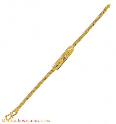 Kids Om Bracelet (22kt Gold) ( 22Kt Baby Bracelets )