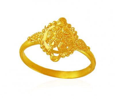 22K Gold Baby Ring ( 22Kt Baby Rings )