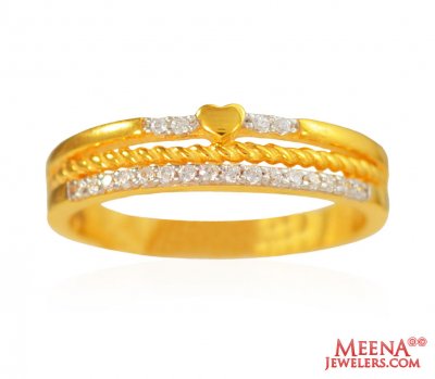 22 Kt Gold Ladies Signity Ring ( Ladies Signity Rings )