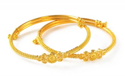 22Kt Gold Bangles ( Kadas) ( Kadas )