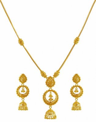 22K Gold Light Necklace Set ( Light Sets )