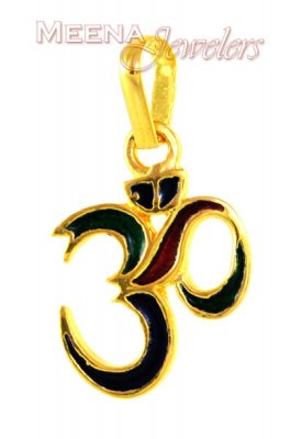 Gold Om Pendant ( Om Pendants )