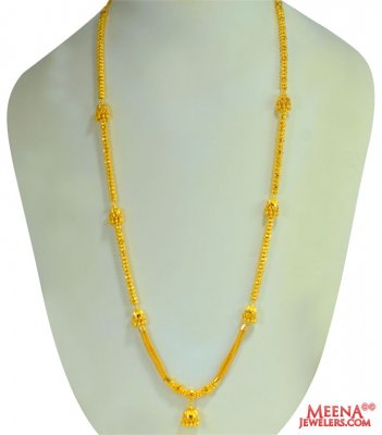 Ladies Beads with Jhumki Chain ( 22Kt Long Chains (Ladies) )