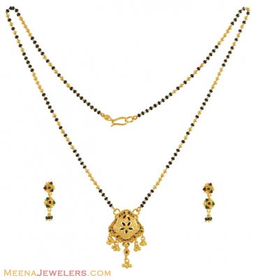 Antique Mangalsutra Set (22K) ( Gold Mangalsutra Sets )