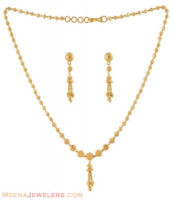 22K Gold Necklaec Set ( Light Sets )