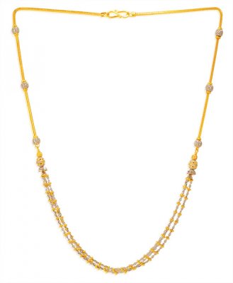 22KT Gold Layered Chain ( 22Kt Gold Fancy Chains )