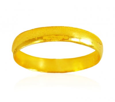 22 Karat Gold Band(Unisex) ( Wedding Bands )