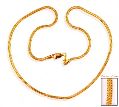 22K Gold Chain ( Plain Gold Chains )