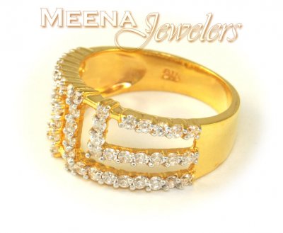 22 Kt Gold Ladies Signity Ring ( Ladies Signity Rings )