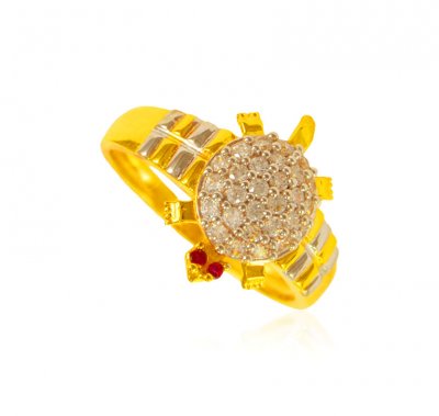 22 Karat CZ Ladies Ring ( Ladies Signity Rings )