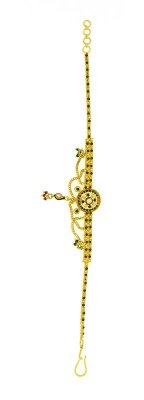 22 Kt Gold Meena Work Bracelet ( Ladies Bracelets )