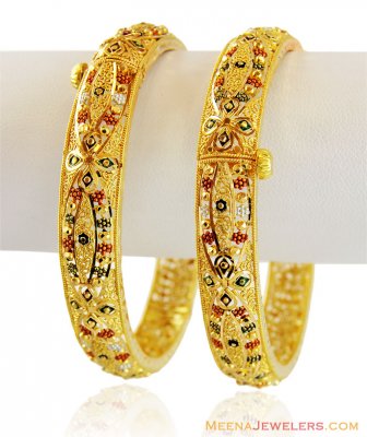 22K Gold Multi Tone Kada ( Kadas )