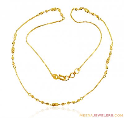 22K Gold Balls Chain ( 22Kt Gold Fancy Chains )