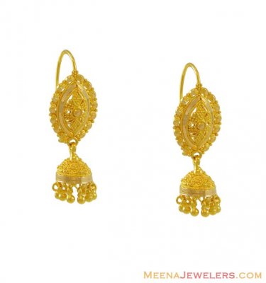 Gold Fancy Earrings(22k) ( 22Kt Gold Fancy Earrings )