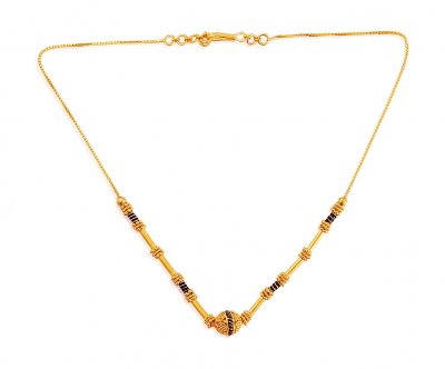 22k Gold Balls Chain  ( 22Kt Gold Fancy Chains )